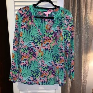 Lilly Pulitzer Elsa Silk Top